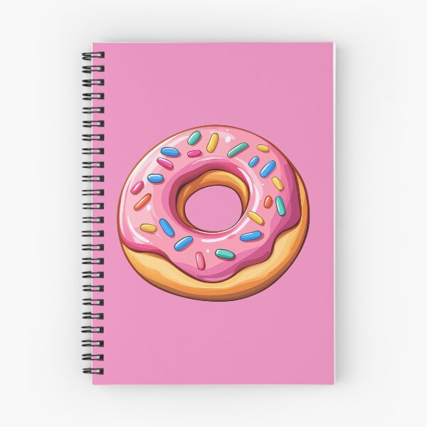 Item preview, Delicias de donut glaseadas de color rosa designed and sold by Magic Pixels Shop.