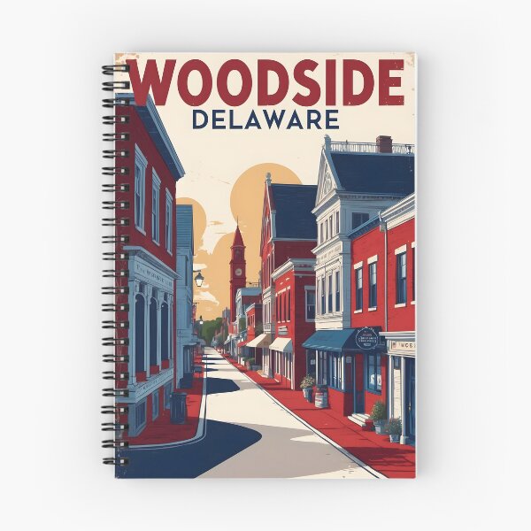 Item preview, Woodside Delaware USA Vintage Travel Tourism designed and sold by TravelersGems.
