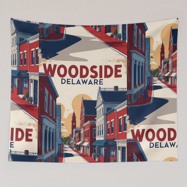 Item preview, Woodside Delaware USA Vintage Travel Tourism designed and sold by TravelersGems.