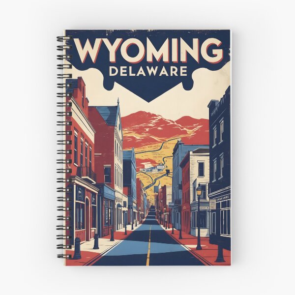 Item preview, Wyoming Delaware USA Vintage Travel Tourism designed and sold by TravelersGems.