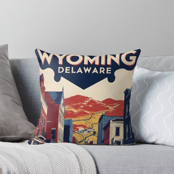 Item preview, Wyoming Delaware USA Vintage Travel Tourism designed and sold by TravelersGems.