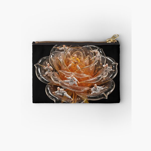 Item preview, Amber Kung Fu Rose with Shaolin Masters designed and sold by MoreGlamour.