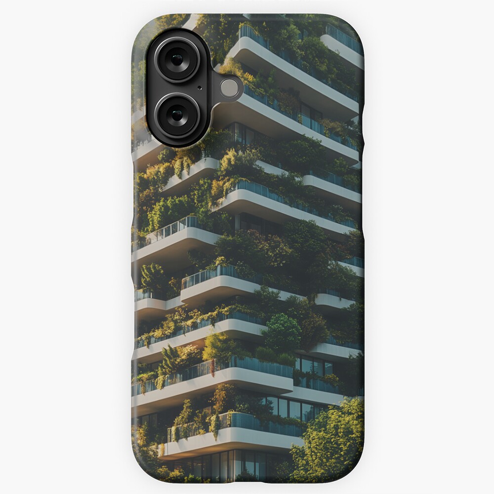 iPhone Snap Case — Vertical Garden, Green‑Future Facade