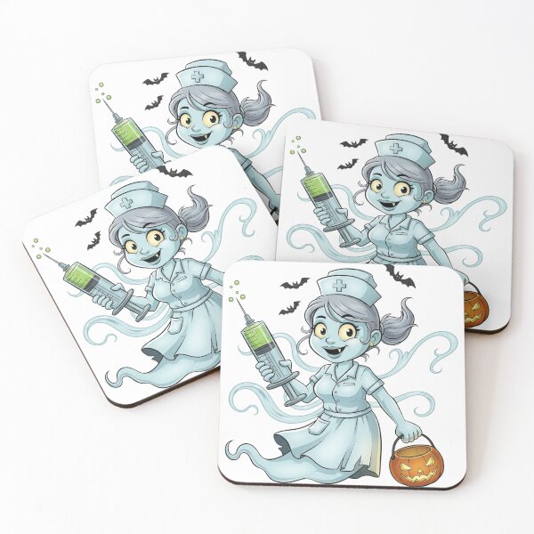 Item preview, Ghost Nurse | Spookily Caring and Whimsically Haunting Medical Graphic designed and sold by Tw1nsAIArt.