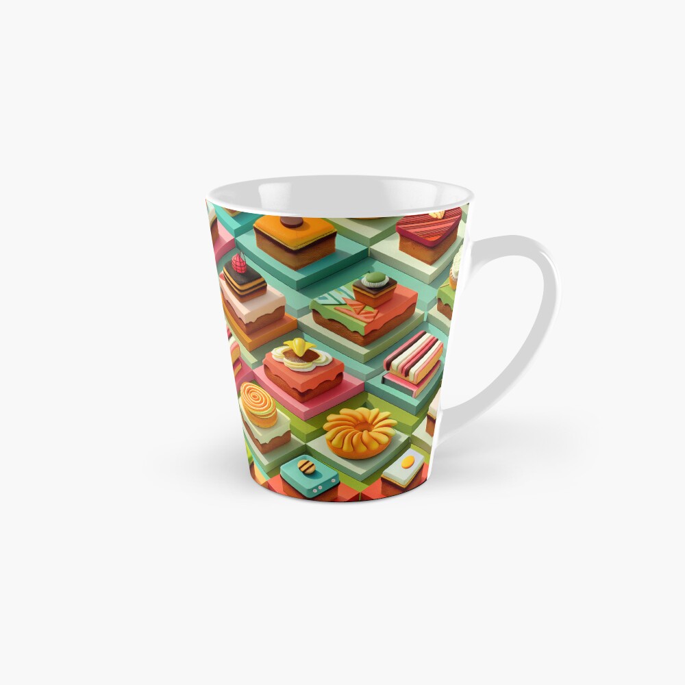 Tall Mug: Delicious Sweet Pastries (Isometric Tasty Treats)