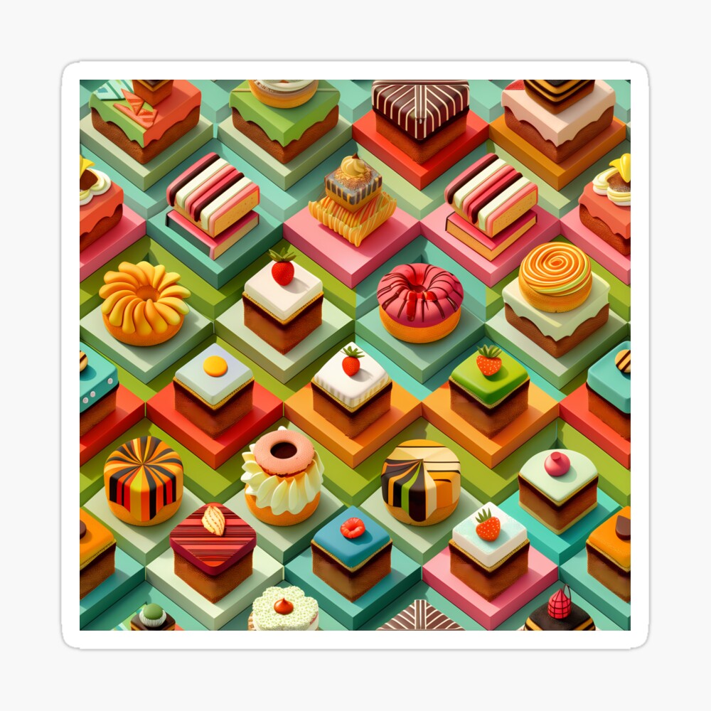 Sticker - Isometric Tasty Treats