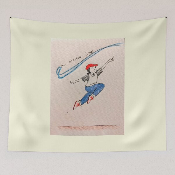 Item preview, An Excited Jump designed and sold by Sanidaarts.