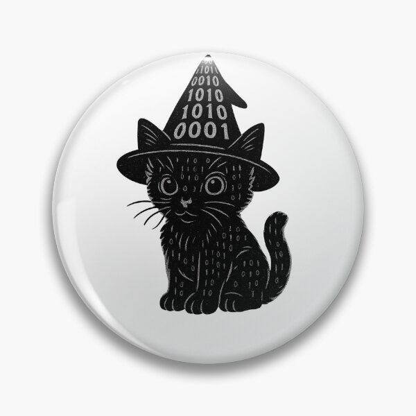 Item preview, Data Familiar - Binary Cat designed and sold by Morbidity & Mirth.