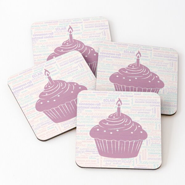 Item preview, Pastel Bakery Word Cloud with Rosa Muffin – Cute Baker Gift Design designed and sold by Shape & Words.