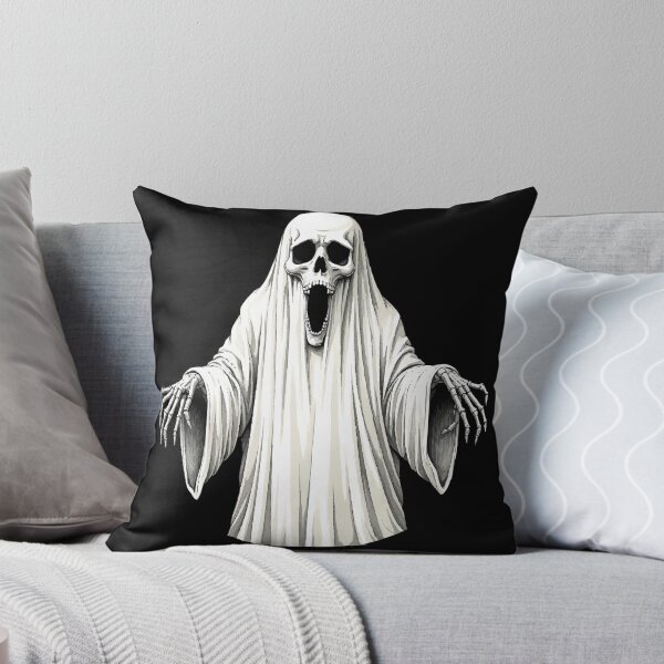 Item preview, Ghost with skull – scary horror design for Halloween & Gothic fans designed and sold by Hans-Design.