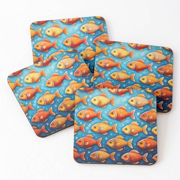 Item preview, Fish Pattern designed and sold by ArtFactoryAI.