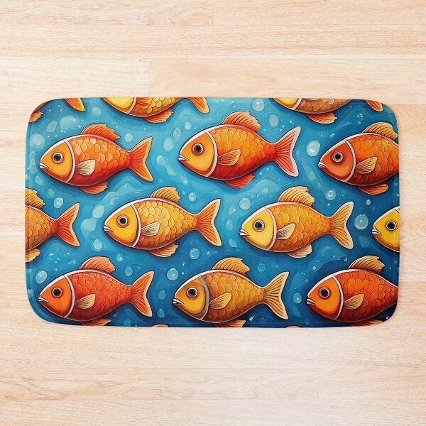 Item preview, Fish Pattern designed and sold by ArtFactoryAI.