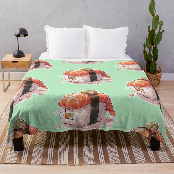 Item preview, Kawaii Sushi Manga Anime – Cute Chibi Japanese Food designed and sold by Sugar Wisdom .