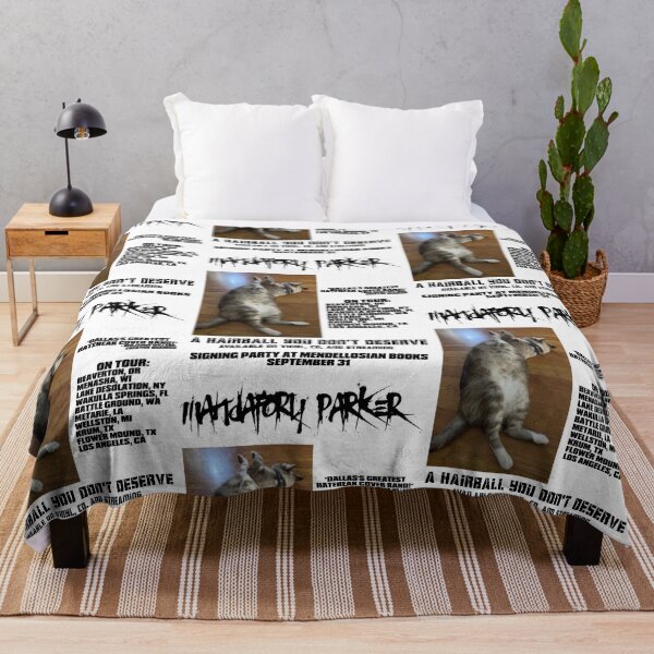 Item preview, Mandatory Parker - A Hairball You Don't Deserve poster designed and sold by StRemedius.