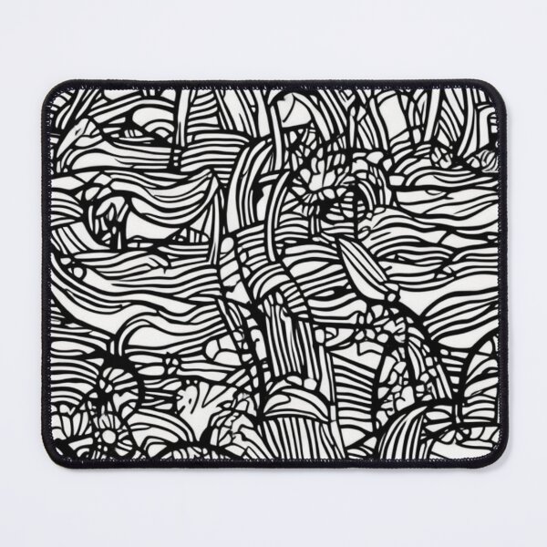 Item preview, Intricate Nature Line Art Depicting a Jungle designed and sold by KilianSzmid.