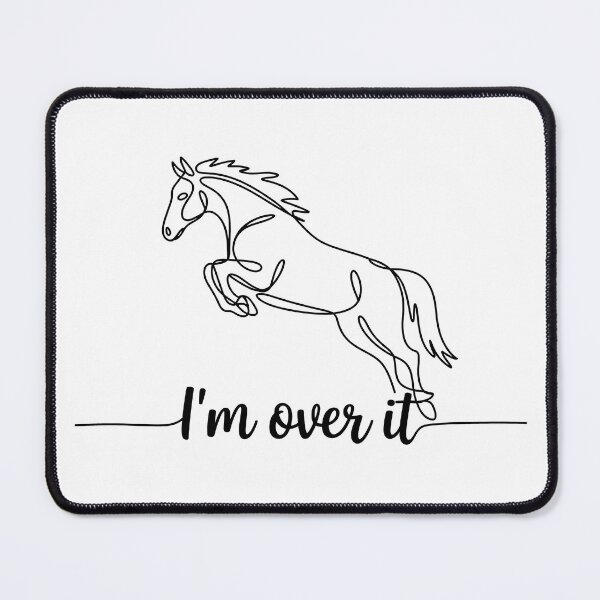 Item preview, Horse Jump - I'm Over It designed and sold by KateLeap.