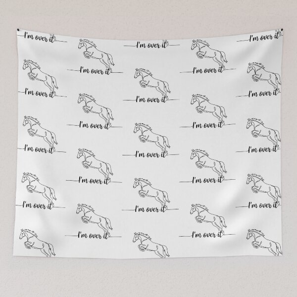Item preview, Horse Jump - I'm Over It designed and sold by KateLeap.