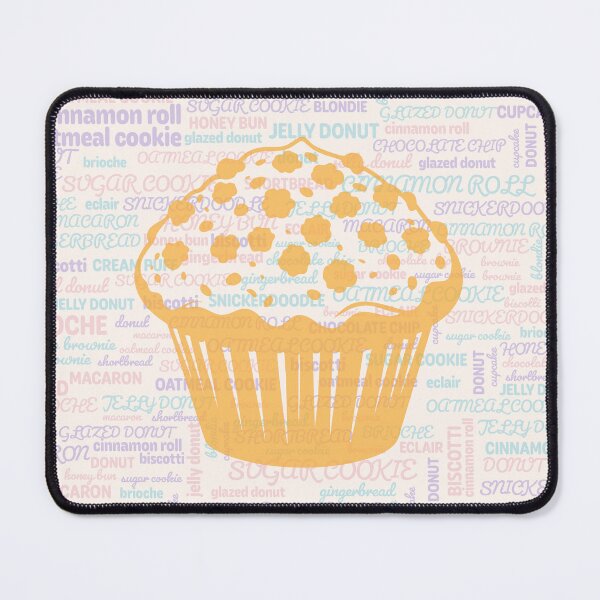 Item preview, Pastel Bakery Word Cloud with Golden Muffin – Cute Baker Gift Design designed and sold by Shape & Words.