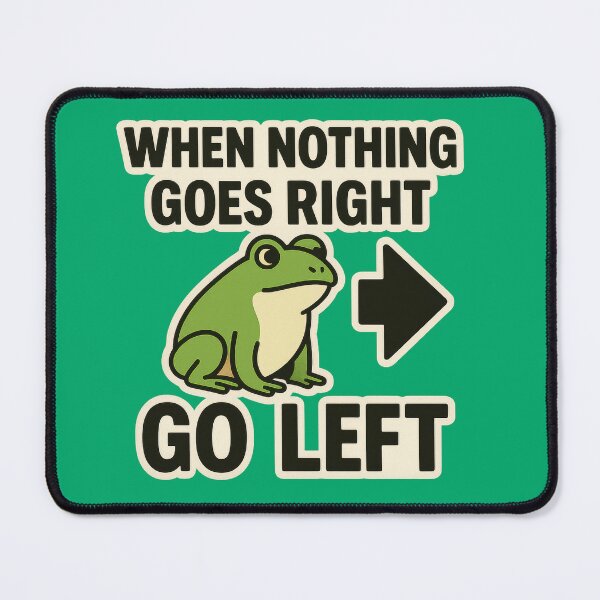Item preview, Frog Meme When Nothing Goes Right designed and sold by ArtComixHaven.