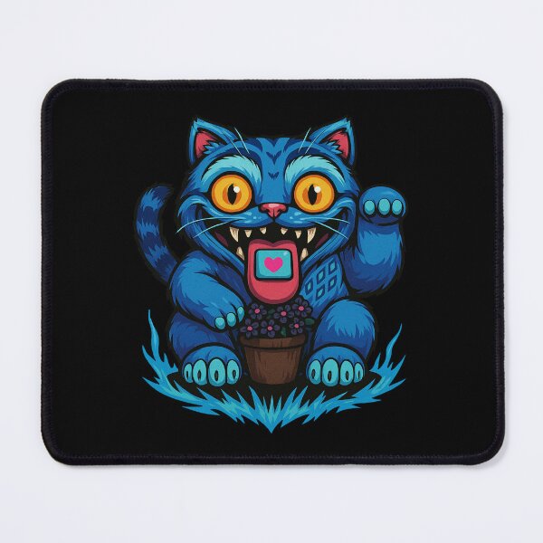 Item preview, Derpy Demon Blue Tiger - Maneki-neko designed and sold by Gautamaa.