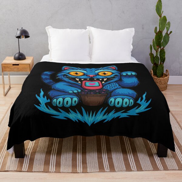 Item preview, Derpy Demon Blue Tiger - Maneki-neko designed and sold by Gautamaa.