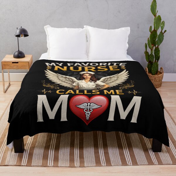 Item preview, My Favorite Nurse Calls Me Mom – Proud Mom of a Nurse designed and sold by MuniraWearify.