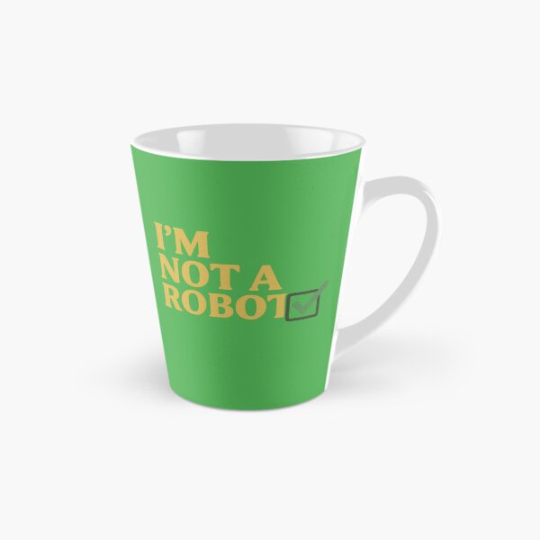 Item preview, I’m Not A Robot Funny Checkbox designed and sold by ArtComixHaven.