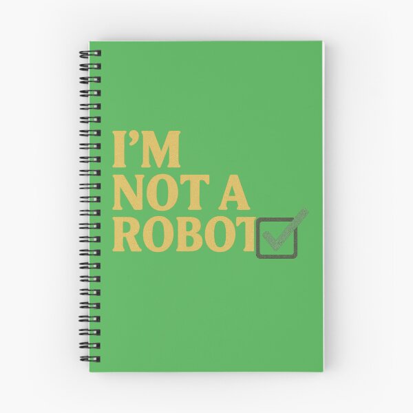 Item preview, I’m Not A Robot Funny Checkbox designed and sold by ArtComixHaven.