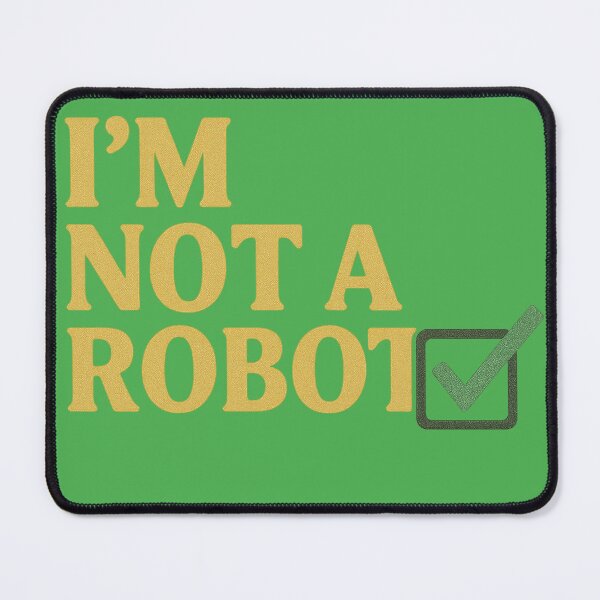 Item preview, I’m Not A Robot Funny Checkbox designed and sold by ArtComixHaven.