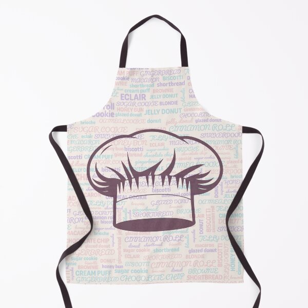 Item preview, Pastel Bakery Word Cloud with Purple Chef Hat – Cute Gift for Bakers designed and sold by Shape & Words.