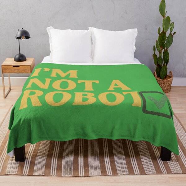 Item preview, I’m Not A Robot Funny Checkbox designed and sold by ArtComixHaven.