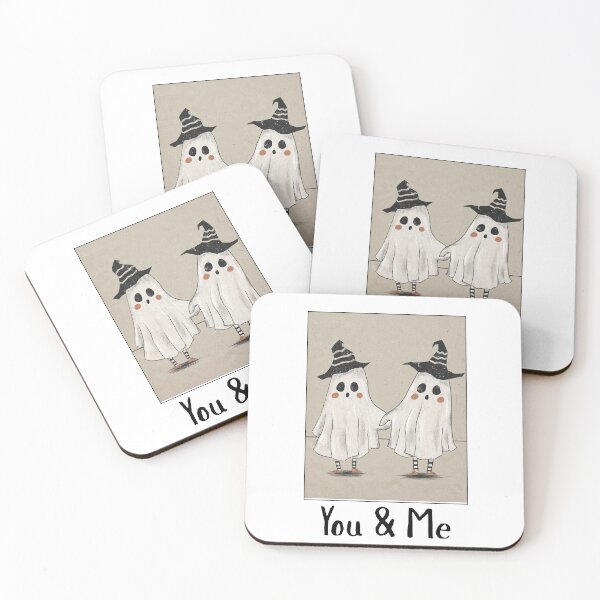 Item preview, Halloween You & Me Ghost Witch Duo designed and sold by WispAndMoon.