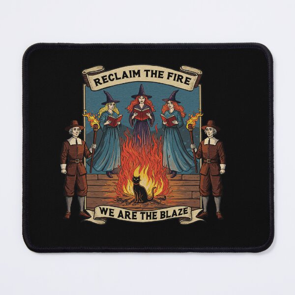 Item preview, Feminist Witchs Witches Reclaiming the Fire with designed and sold by TeeARTHY.