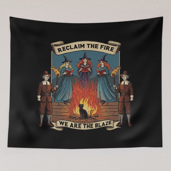 Item preview,   Feminist Witchs Witches Reclaiming the Fire with designed and sold by TeeARTHY.