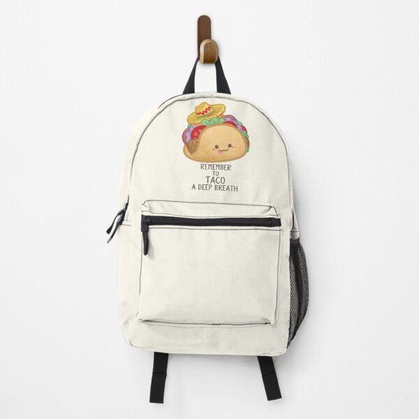 Item preview, Remember to Taco a Deep Breath Pun designed and sold by Khotekmei.