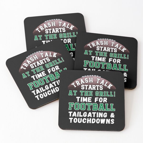 Item preview, Funny Football Trash Talk At The Grill, Tailgating & Touchdowns designed and sold by DesignByJMc.
