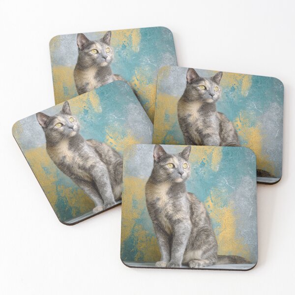 Item preview, Dilute Tortie Cat 02 designed and sold by Elisabeth Lucas.