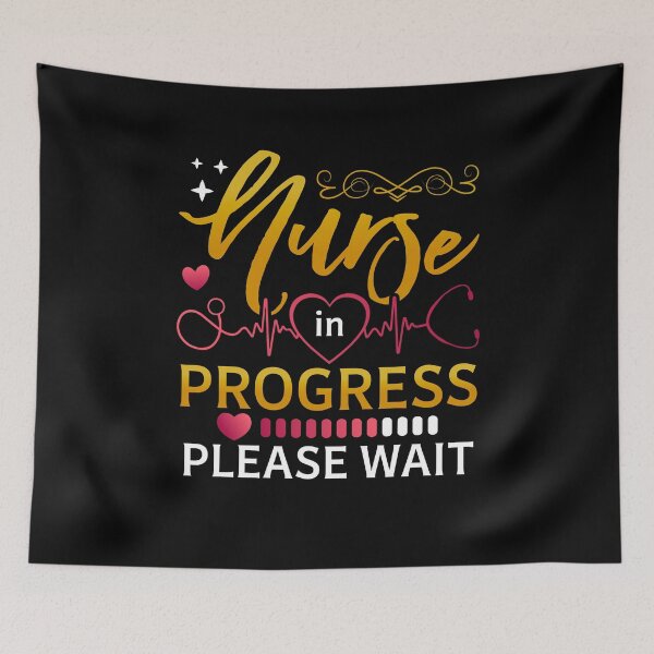 Item preview, Nurse in Progress Please Wait – Inspirational Nursing Student designed and sold by MuniraWearify.