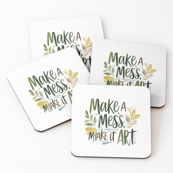 Item preview, Make a Mess Crafty Sticker designed and sold by SproutStitchHandmade.