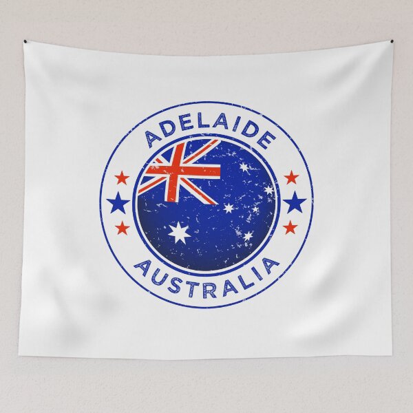 Item preview, Adelaide Australia Badge – Vintage Flag & Heritage Emblem designed and sold by ArtByKatti.