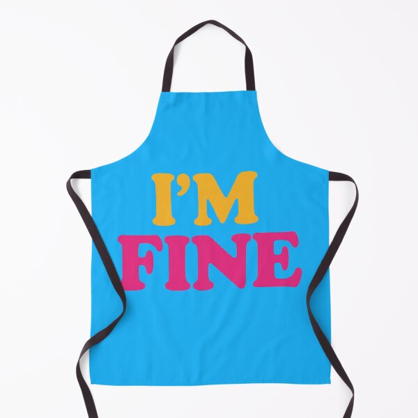Item preview, I’m Fine Bold Colourful Statement designed and sold by ArtComixHaven.