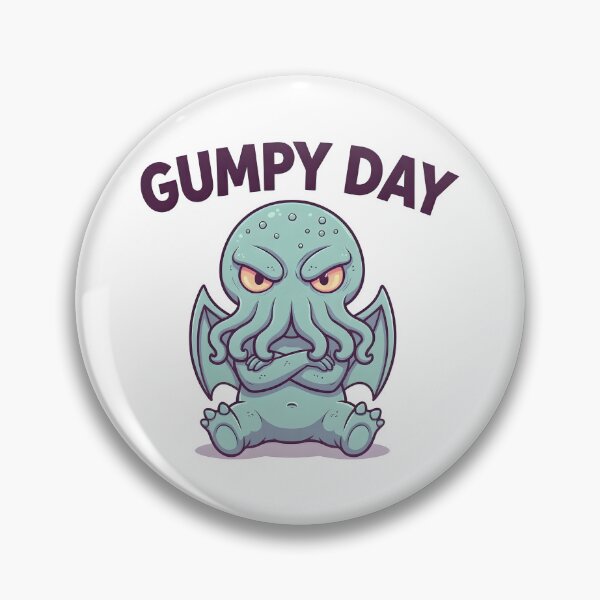 Item preview, Gumpy Day Cthulhu (Text version) designed and sold by These Immaterial Things.