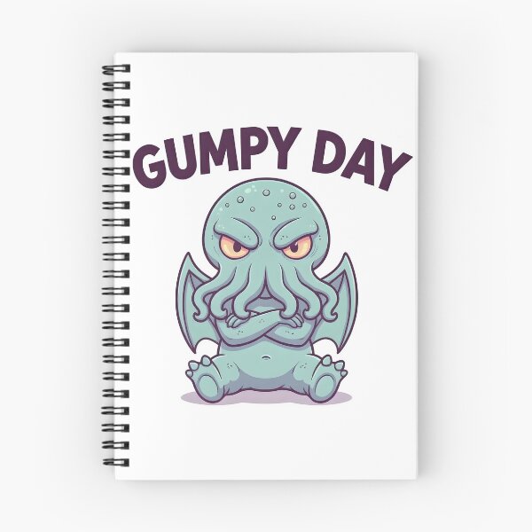 Item preview, Gumpy Day Cthulhu (Text version) designed and sold by These Immaterial Things.