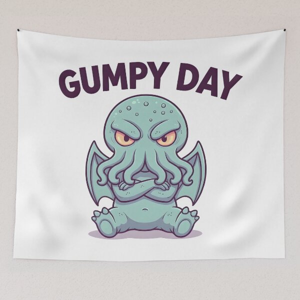 Item preview, Gumpy Day Cthulhu (Text version) designed and sold by These Immaterial Things.