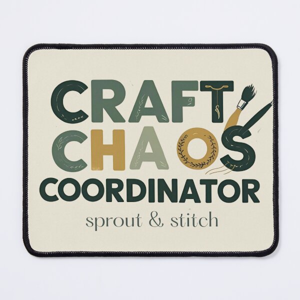 Item preview, Craft Chaos Coordinator Artwork designed and sold by SproutStitchHandmade.