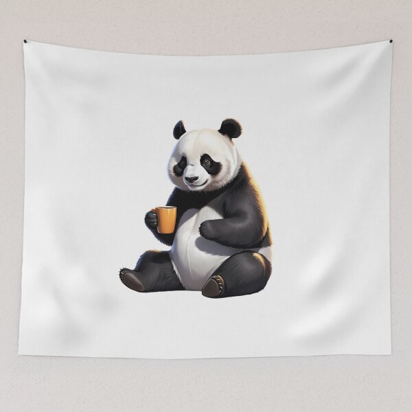 Item preview, Cozy Panda Coffee Break designed and sold by DaniArtDesign81.