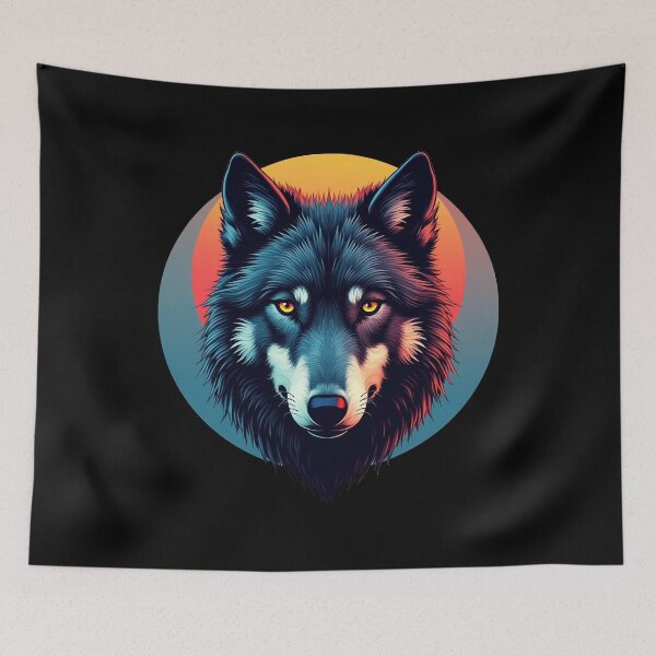Item preview, Wolf of the Twilight – Mystical Strength in the Sunset designed and sold by Hans-Design.