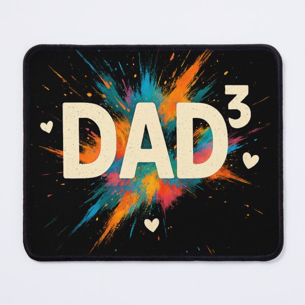 Item preview, Dad Cubed Color Splash – Vibrant Father’s Day Design with Hearts designed and sold by jelonkaa.