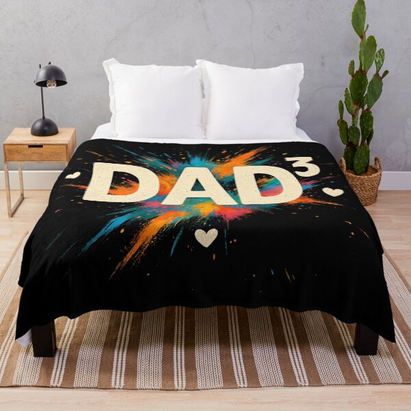Item preview, Dad Cubed Color Splash – Vibrant Father’s Day Design with Hearts designed and sold by jelonkaa.