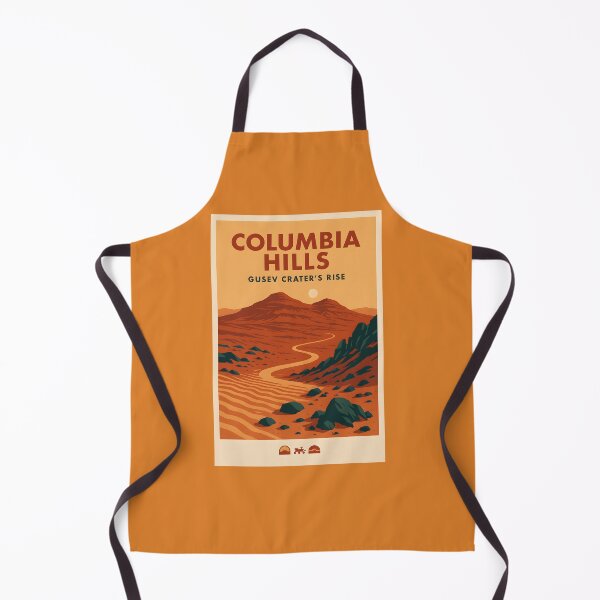 Item preview, Columbia Hills — Mid-Century Mars Travel Poster (Gusev Crater) designed and sold by RossSheingold.